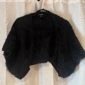 Furry crop coat